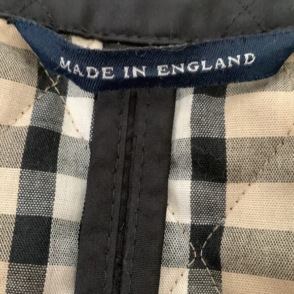 Burberry London Classic Black Diamond Quilted Snap Up Barn Jacket - Picture 8 of 12